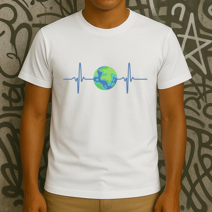 Earth Day Heartbeat T-Shirt
