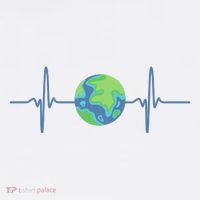 Earth Day Heartbeat Cooling Performance Long Sleeve Crew