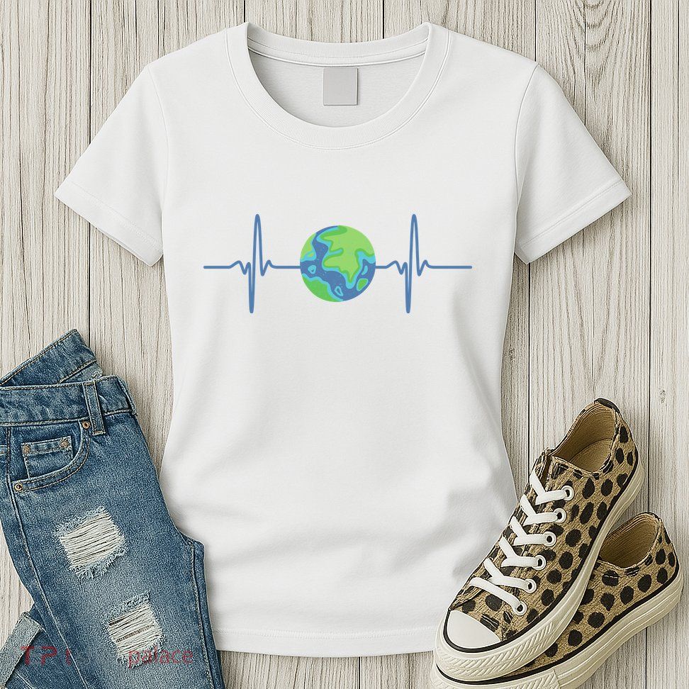 Earth Day Heartbeat Women's T-Shirt