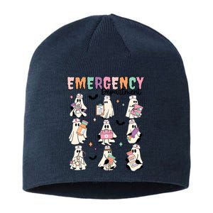 Emergency Department Halloween Nurse Health Care Sustainable Beanie