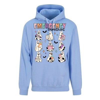 Emergency Department Halloween Nurse Health Care Unisex Surf Hoodie