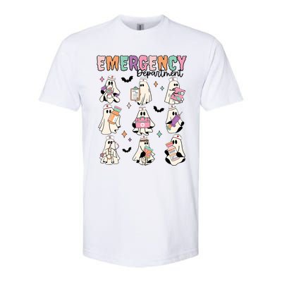 Emergency Department Halloween Nurse Health Care Softstyle® CVC T-Shirt