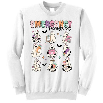 Emergency Department Halloween Nurse Health Care Sweatshirt