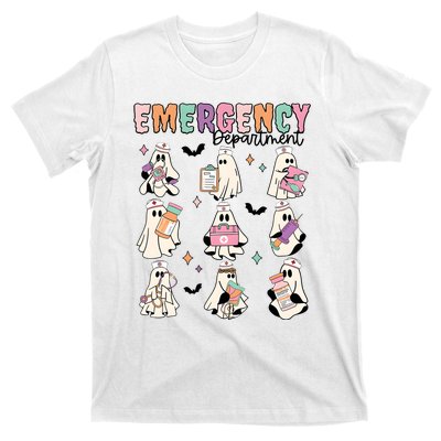 Emergency Department Halloween Nurse Health Care T-Shirt