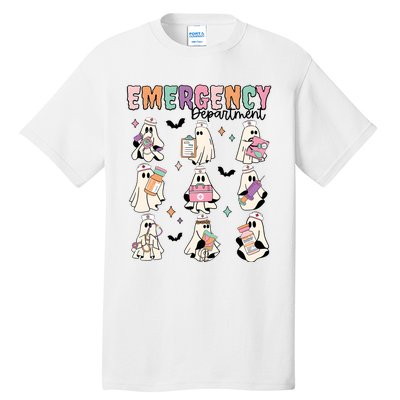 Emergency Department Halloween Nurse Health Care Tall T-Shirt