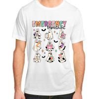 Emergency Department Halloween Nurse Health Care Adult ChromaSoft Performance T-Shirt