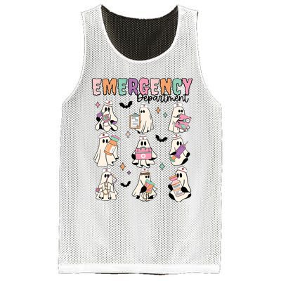 Emergency Department Halloween Nurse Health Care Mesh Reversible Basketball Jersey Tank