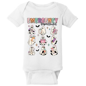 Emergency Department Halloween Nurse Health Care Baby Bodysuit