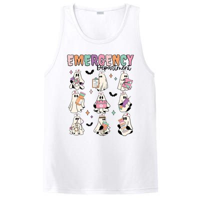 Emergency Department Halloween Nurse Health Care PosiCharge Competitor Tank