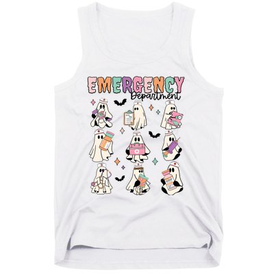 Emergency Department Halloween Nurse Health Care Tank Top