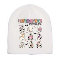 Emergency Department Halloween Nurse Health Care Short Acrylic Beanie