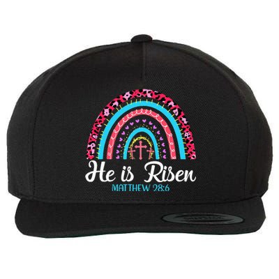 Easter Day He is Risen Easter Love Religious Wool Snapback Cap