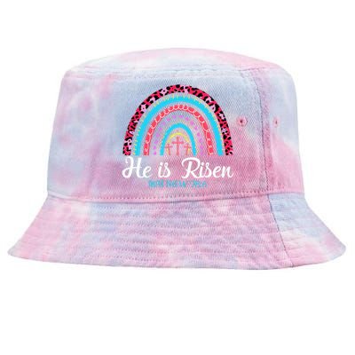 Easter Day He is Risen Easter Love Religious Tie-Dyed Bucket Hat