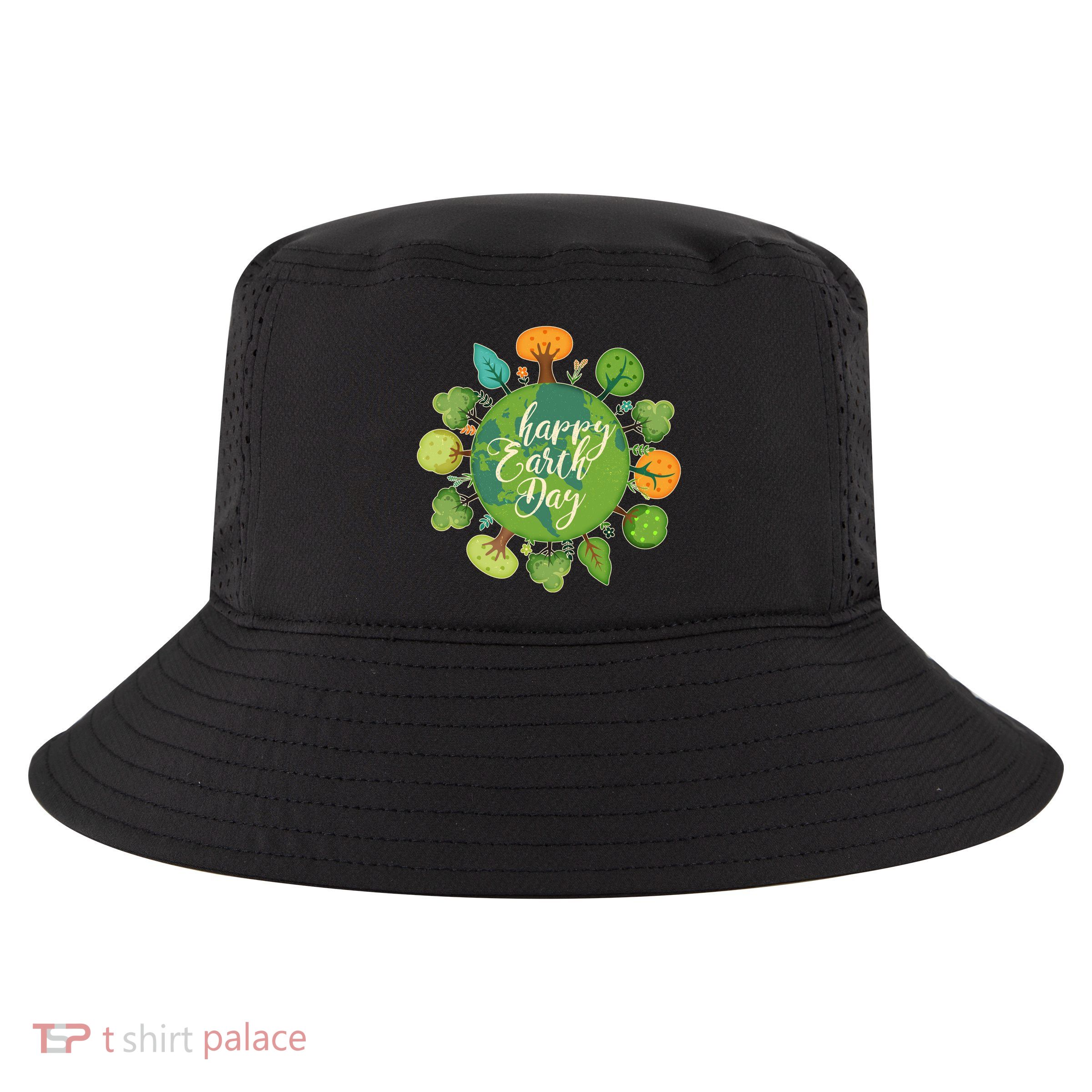 Earth Day Happy Earth Day Trees Cool Comfort Performance Bucket Hat