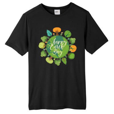 Earth Day Happy Earth Day Trees Tall Fusion ChromaSoft Performance T-Shirt