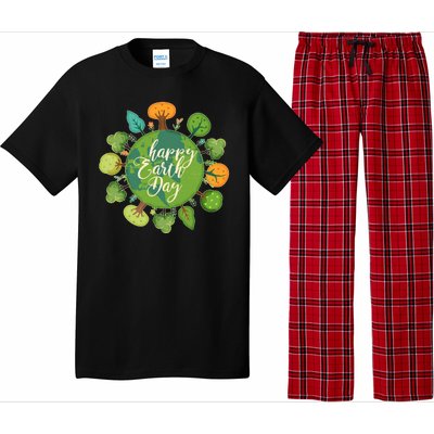 Earth Day Happy Earth Day Trees Pajama Set