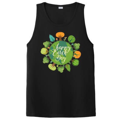 Earth Day Happy Earth Day Trees PosiCharge Competitor Tank