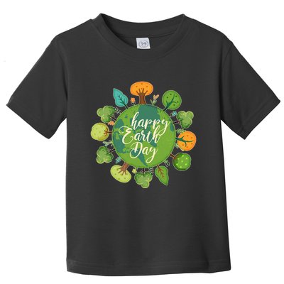 Earth Day Happy Earth Day Trees Toddler T-Shirt