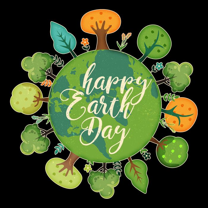 Earth Day Happy Earth Day Trees Women's V-Neck T-Shirt