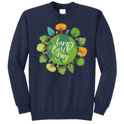 Earth Day Happy Earth Day Trees Sweatshirt