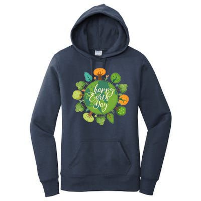 Earth Day Happy Earth Day Trees Women's Pullover Hoodie