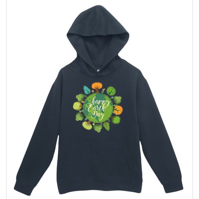 Earth Day Happy Earth Day Trees Urban Pullover Hoodie