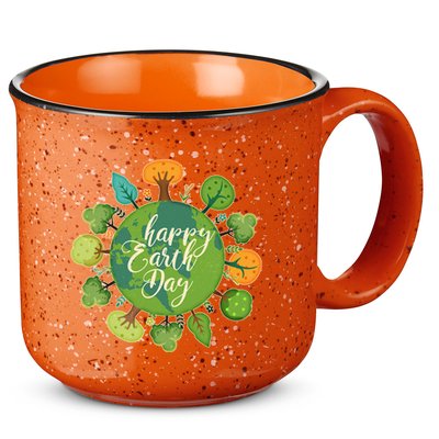 Earth Day Happy Earth Day Trees 15oz Campfire Ceramic Mug