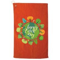 Earth Day Happy Earth Day Trees Golf Towel