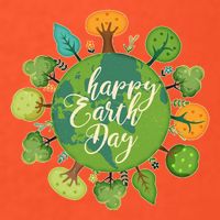 Earth Day Happy Earth Day Trees Golf Towel