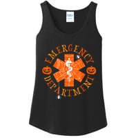 Emergency Department Halloween Emergency Room Nursing Nurse Ladies Essential Tank