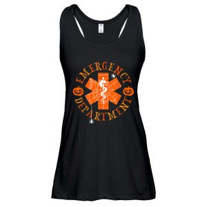 Emergency Department Halloween Emergency Room Nursing Nurse Ladies Essential Flowy Tank