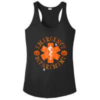 Emergency Department Halloween Emergency Room Nursing Nurse Ladies PosiCharge Competitor Racerback Tank