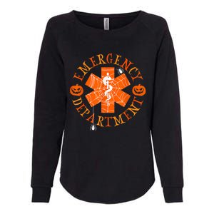 Emergency Department Halloween Emergency Room Nursing Nurse Womens California Wash Sweatshirt