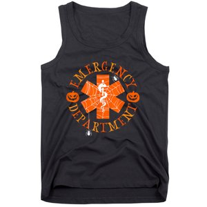 Emergency Department Halloween Emergency Room Nursing Nurse Tank Top