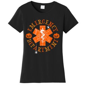 Emergency Department Halloween Emergency Room Nursing Nurse Women's T-Shirt