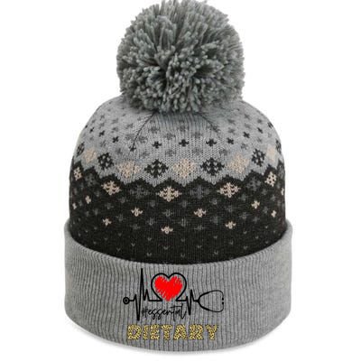 Essential Dietary Heartbeat Dietary Nurse Gift The Baniff Cuffed Pom Beanie