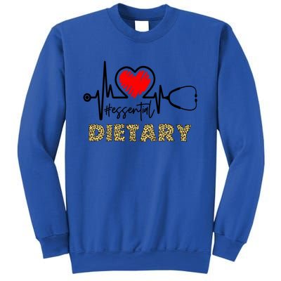 Essential Dietary Heartbeat Dietary Nurse Gift Sweatshirt