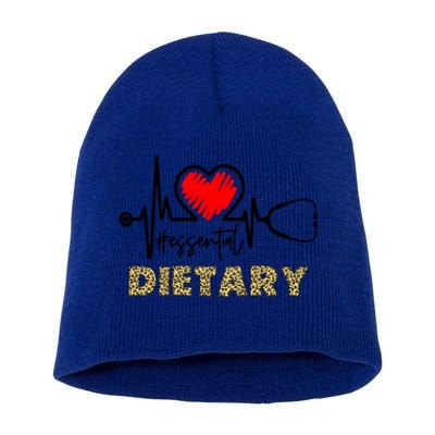 Essential Dietary Heartbeat Dietary Nurse Gift Short Acrylic Beanie