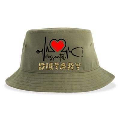 Essential Dietary Heartbeat Dietary Nurse Gift Sustainable Bucket Hat