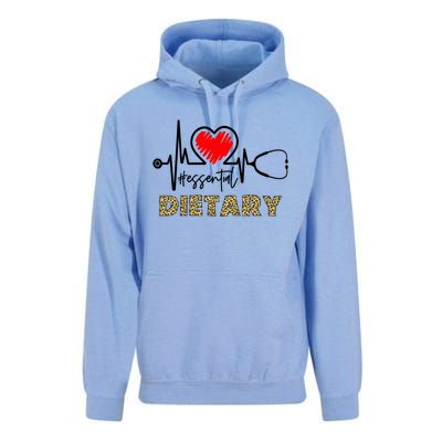 Essential Dietary Heartbeat Dietary Nurse Gift Unisex Surf Hoodie