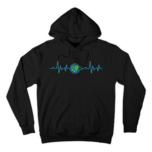 Earth Day Heartbeat Hoodie