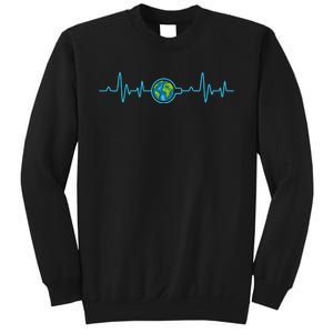 Earth Day Heartbeat Sweatshirt