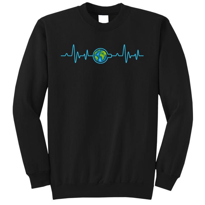 Earth Day Heartbeat Sweatshirt