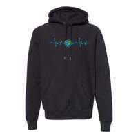 Earth Day Heartbeat Premium Hoodie