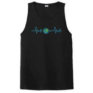 Earth Day Heartbeat PosiCharge Competitor Tank