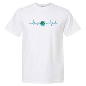 Earth Day Heartbeat Garment-Dyed Heavyweight T-Shirt