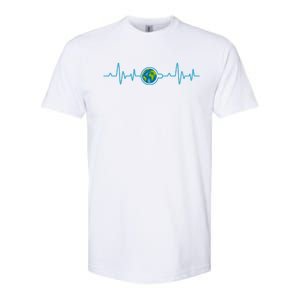 Earth Day Heartbeat Softstyle CVC T-Shirt