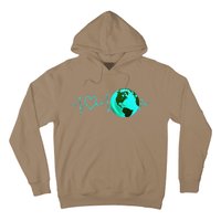 Earth Day Heartbeat Recycling Climate Change Activism Gift Hoodie