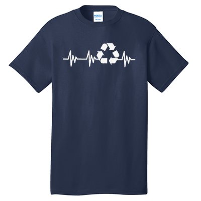 Earth Day Heartbeat Recycling Recycle For Women Tall T-Shirt