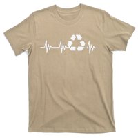 Earth Day Heartbeat Recycling Recycle For Women T-Shirt